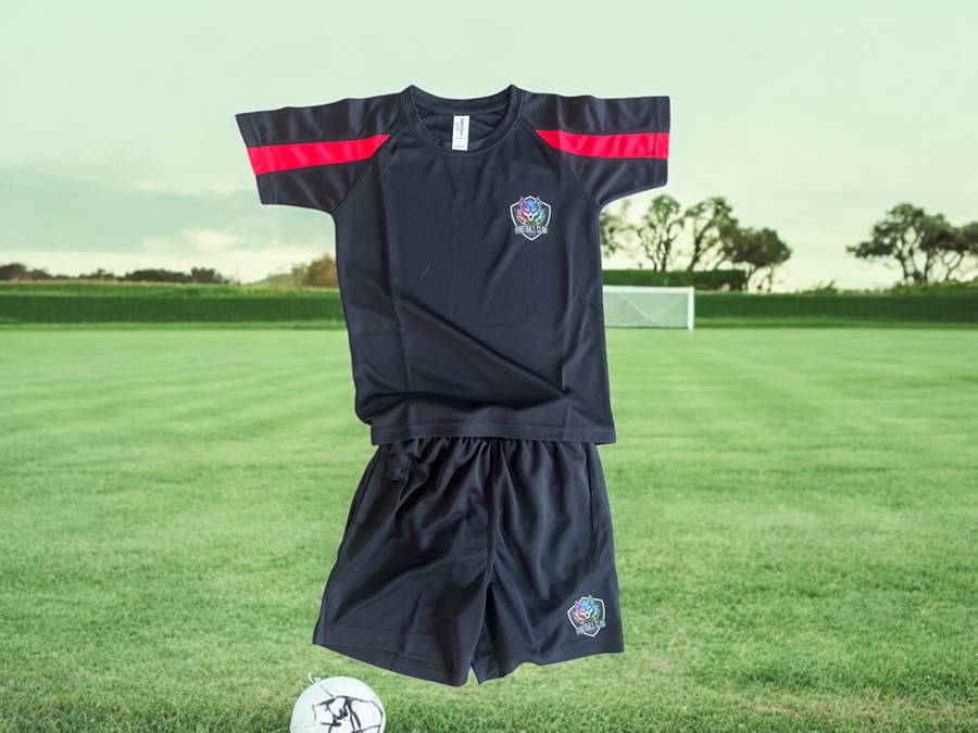 An image of the full Football Club for Kids football kit